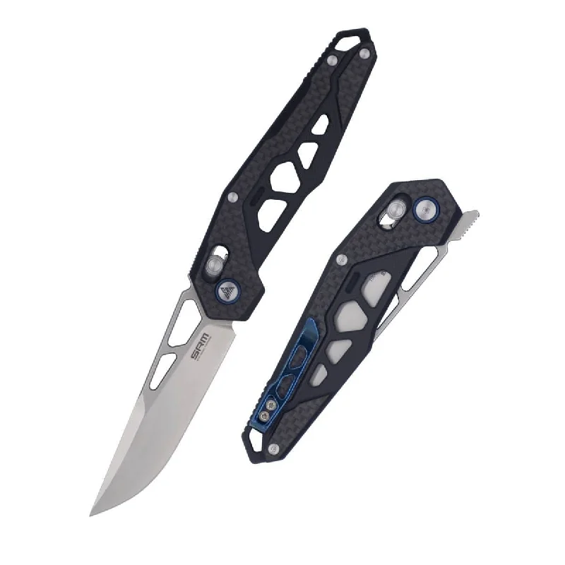 All-weather hiking mat-Mecha Pocket Folding Knife 9225-KB - Black